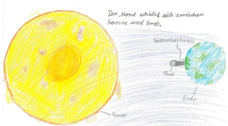 Zweitklässler erklären die Sonnenfinsternis