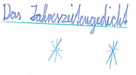 Jahreszeitengedicht Titel