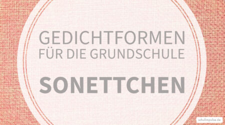 Gedichtform Sonettchen